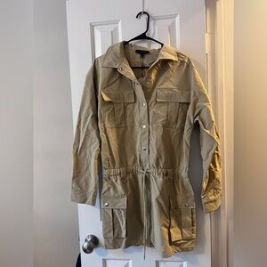 Beige Utility Dress